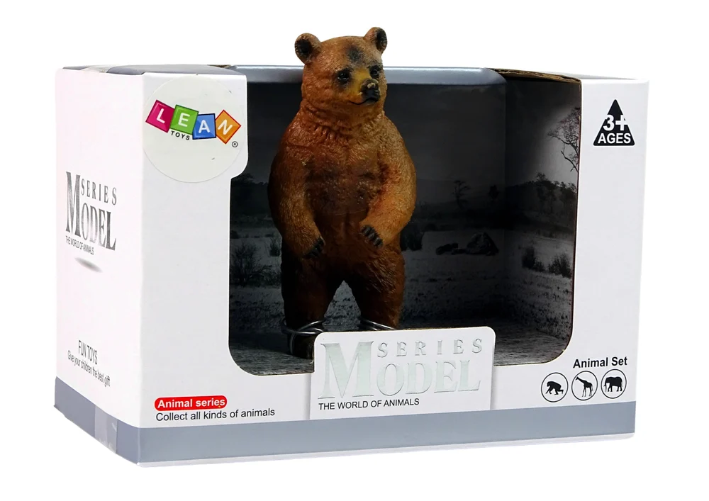 Kolekcionarska figurica smeđeg medvjeda 10 cm - Životinje svijeta_3