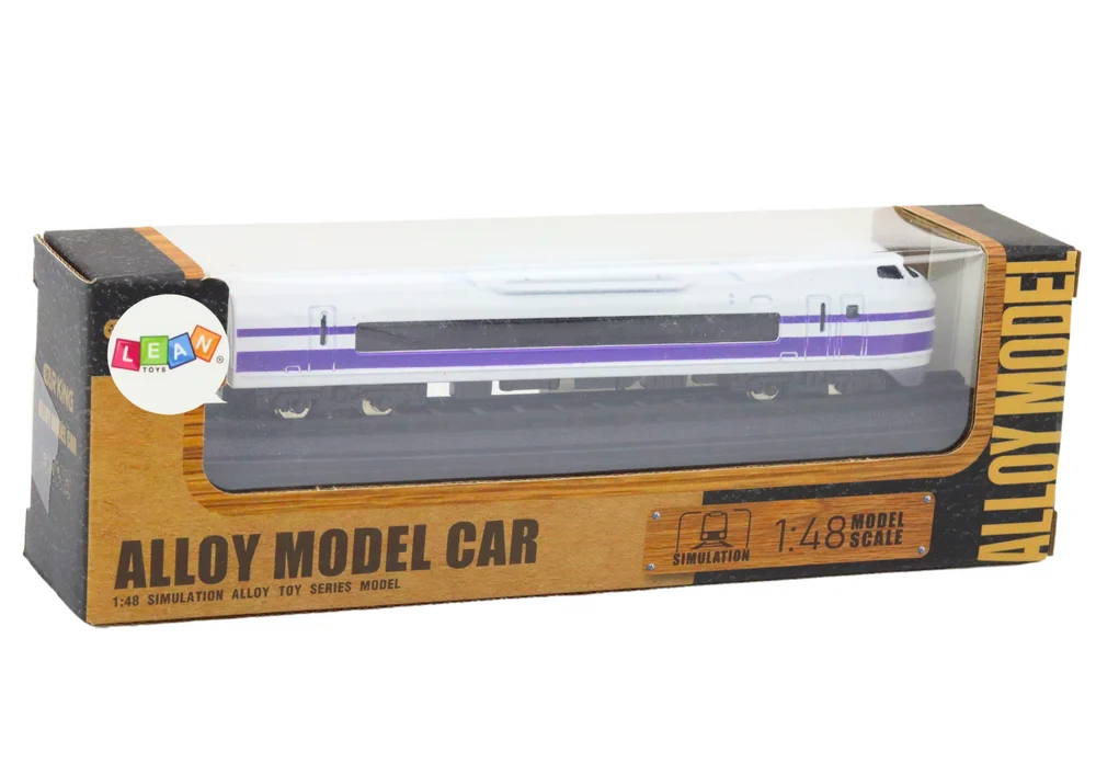 Kolekcionarski model vagona 1:48 metalni bijeli i ljubičasti_3
