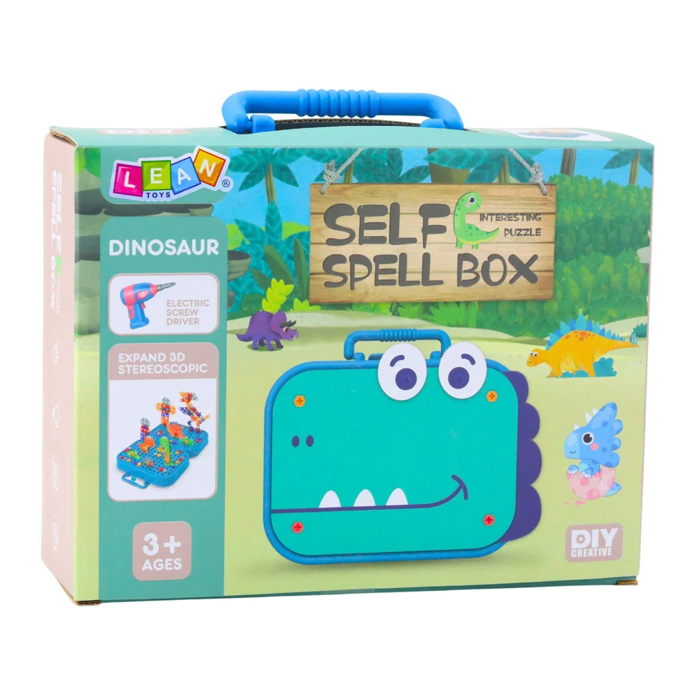 Komplet odvijača za sastavljanje s dinosaurima, 228 dijelova_5