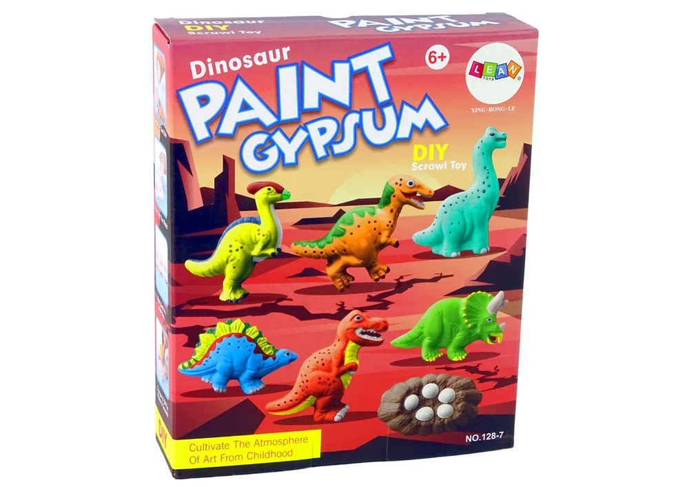 Komplet za odlijevanje gipsa i bojanje dinosaura_4