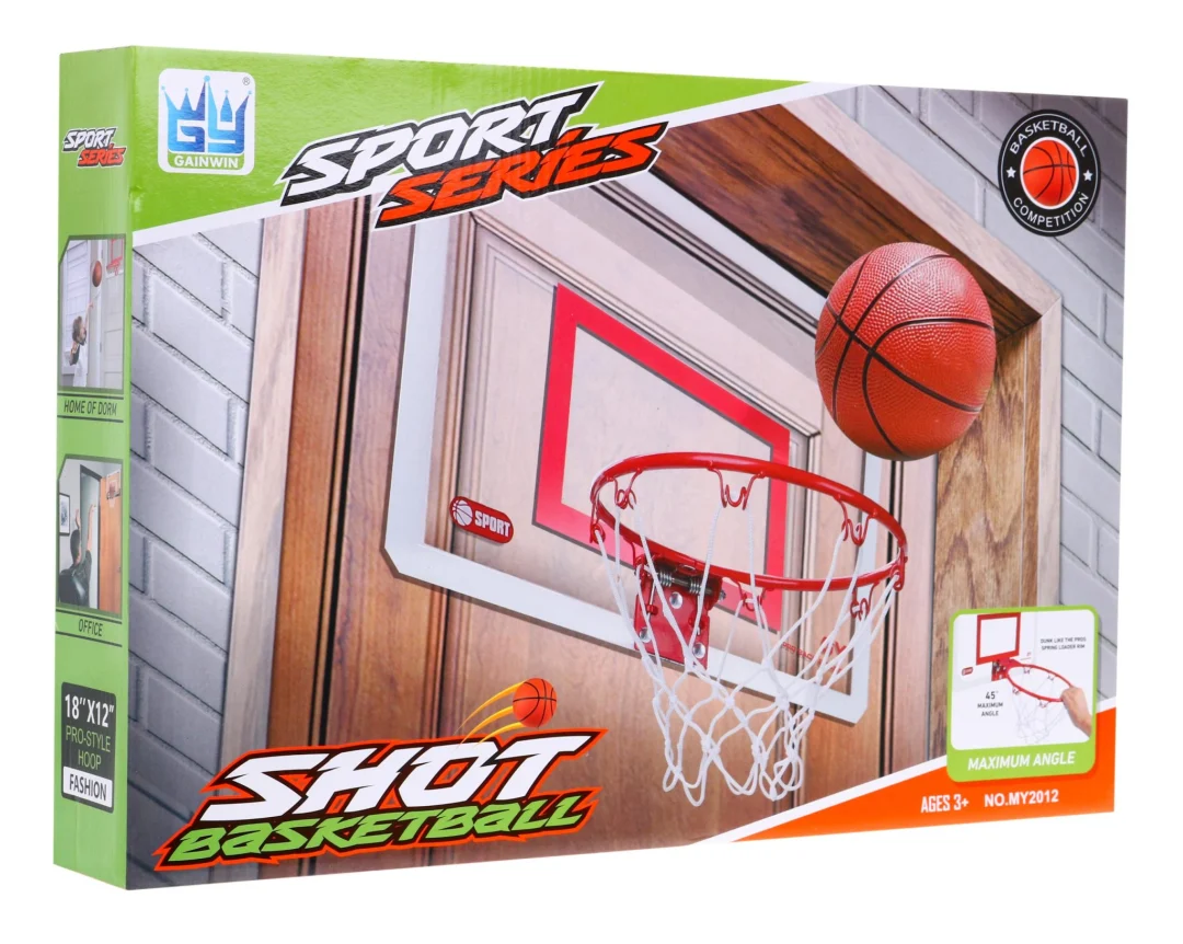 Košarkaški set za vrata s loptom i pumpom_4