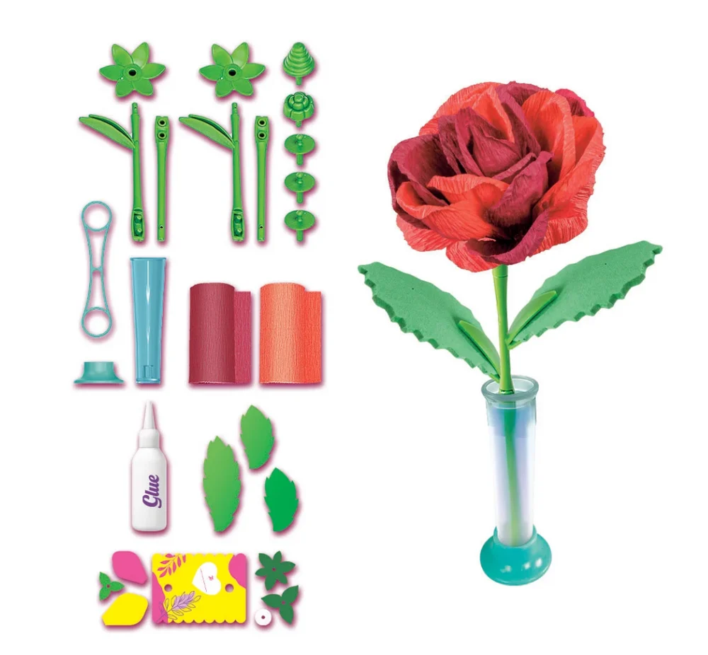 Kreativni set cvijeća ruža Clementoni Idea Art 18168_4