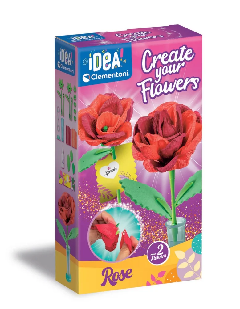 Kreativni set cvijeća ruža Clementoni Idea Art 18168_5