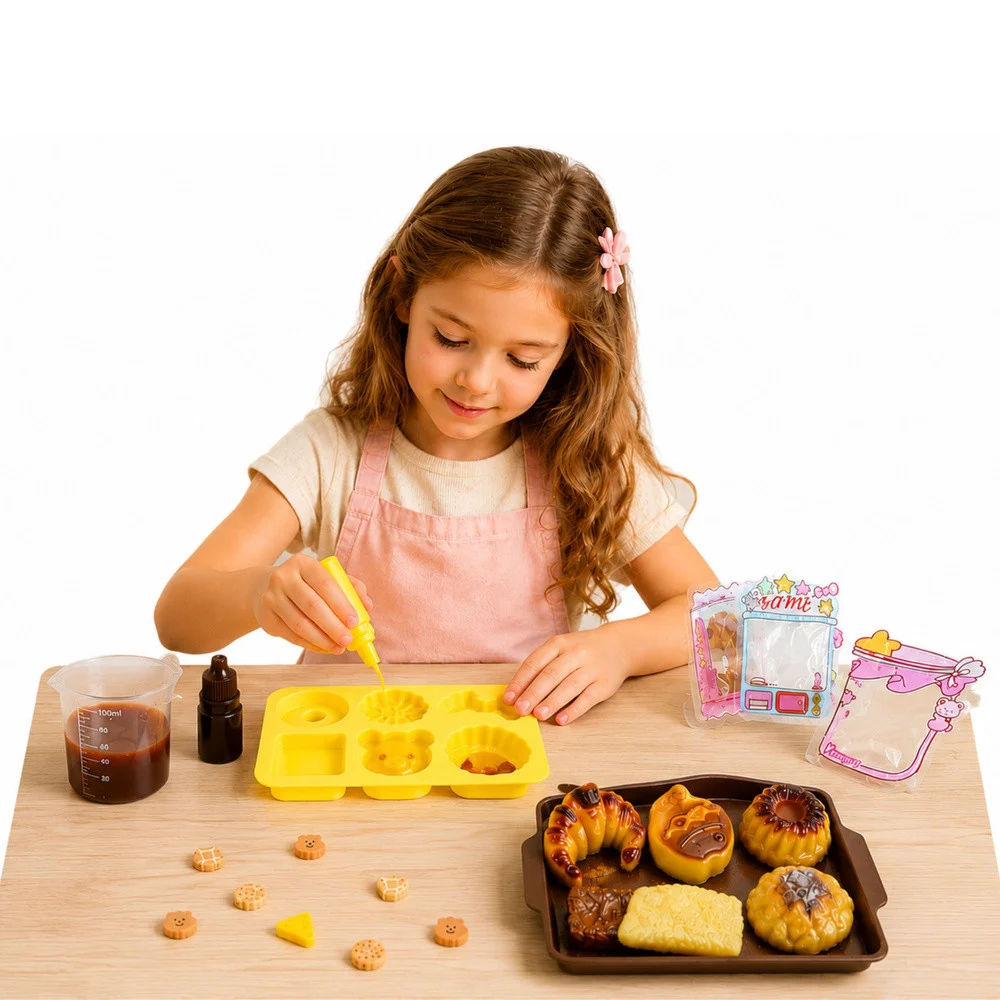 Kreativni set za izradu mekih squishy peciva, uradi sam, 6 komada_2