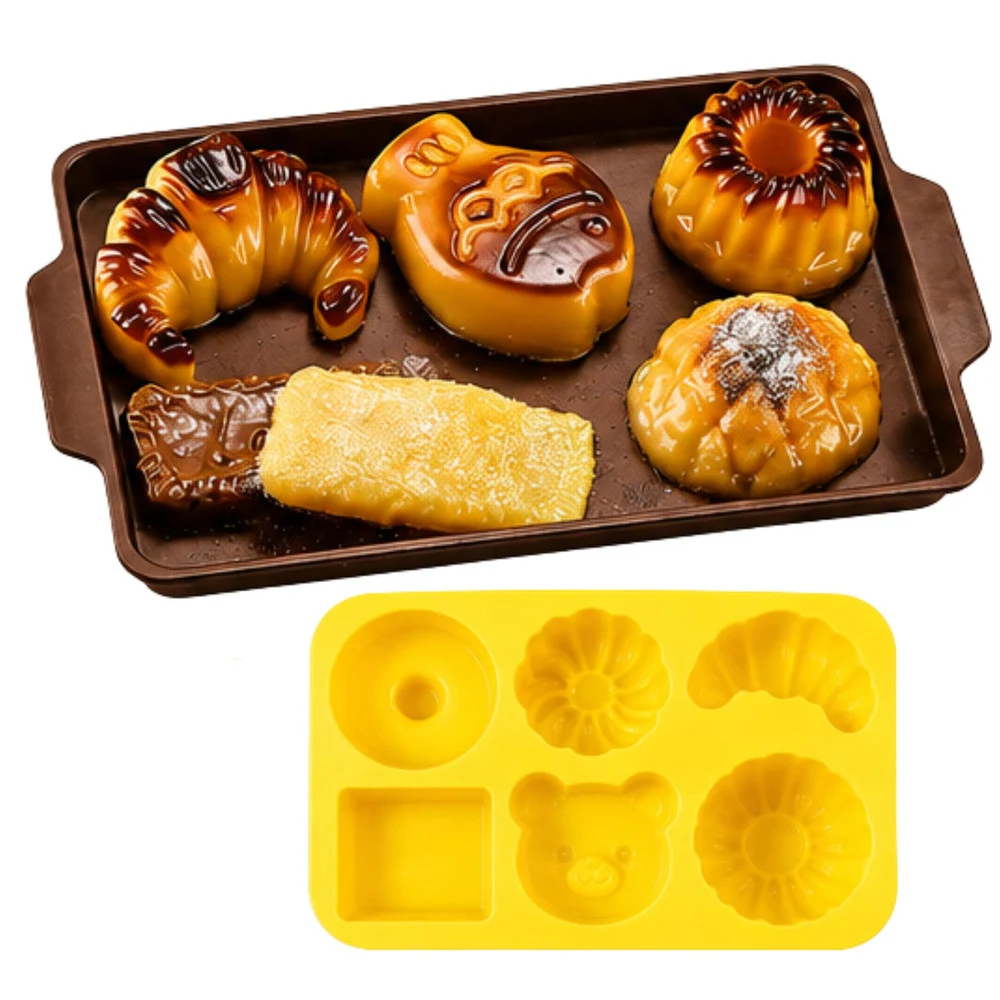 Kreativni set za izradu mekih squishy peciva, uradi sam, 6 komada_3