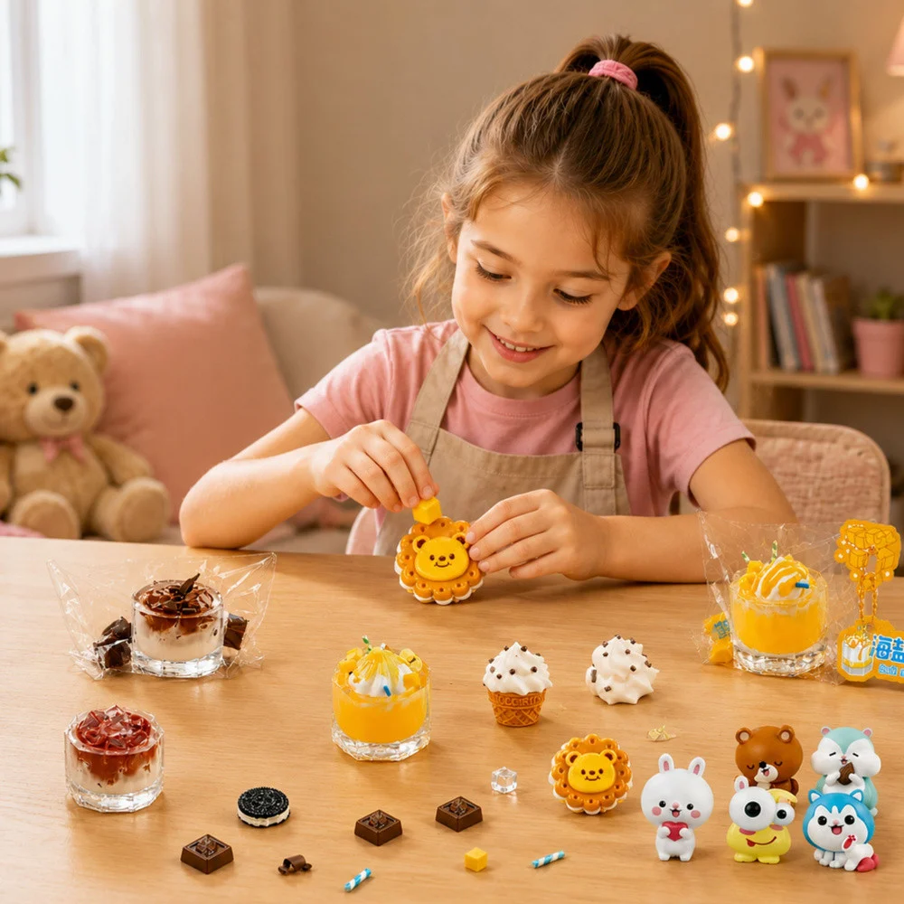 Kreativni set za izradu mekih squishy slatkiša i pića, 6 komada_3