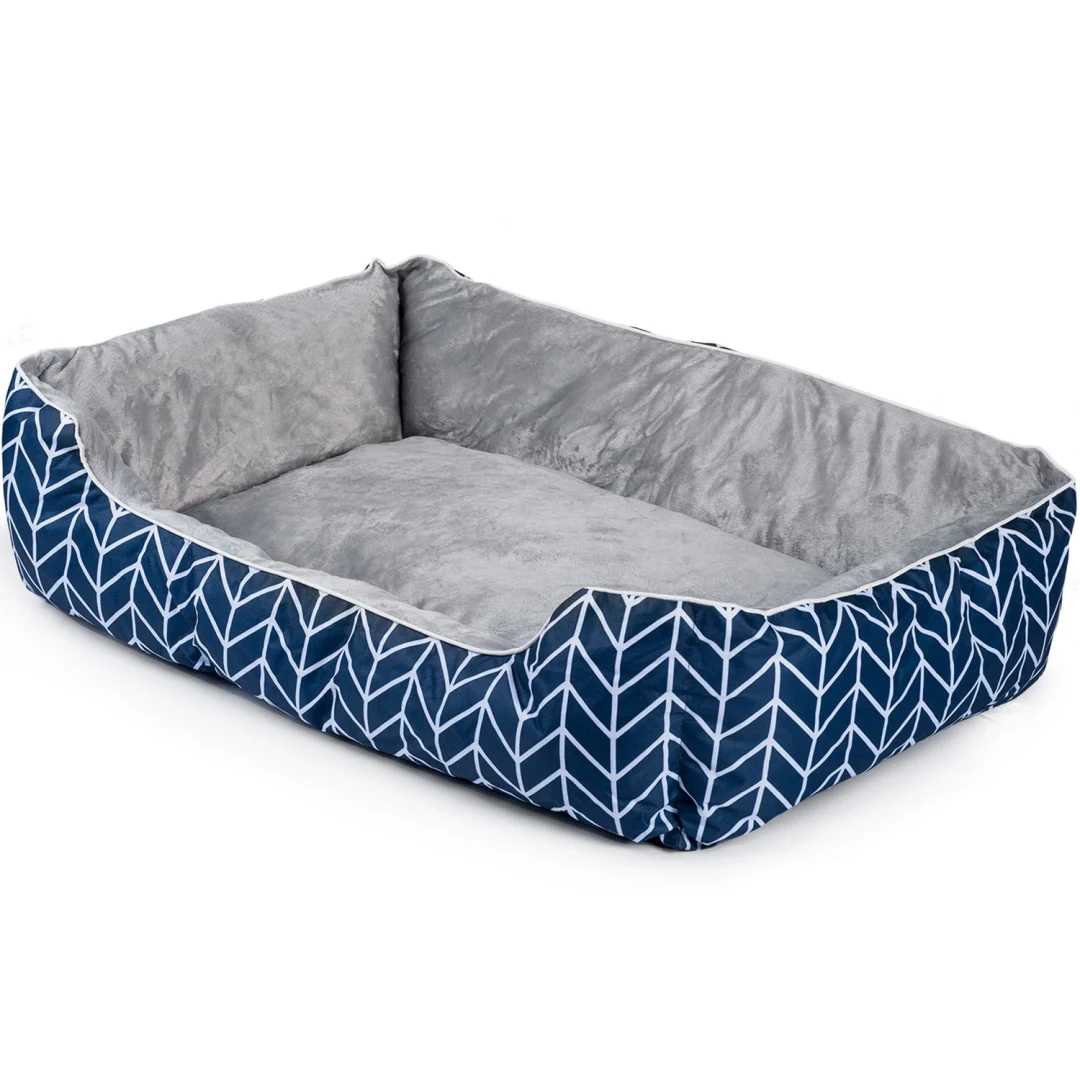Krevet za pse i mačke 100 × 70 × 25 cm XL DR-234 plavi_2
