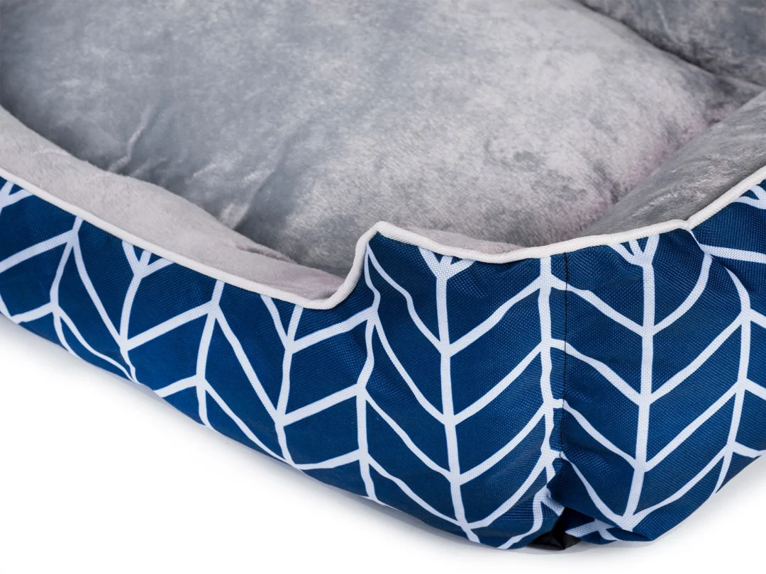Krevet za pse i mačke 100 × 70 × 25 cm XL DR-234 plavi_3