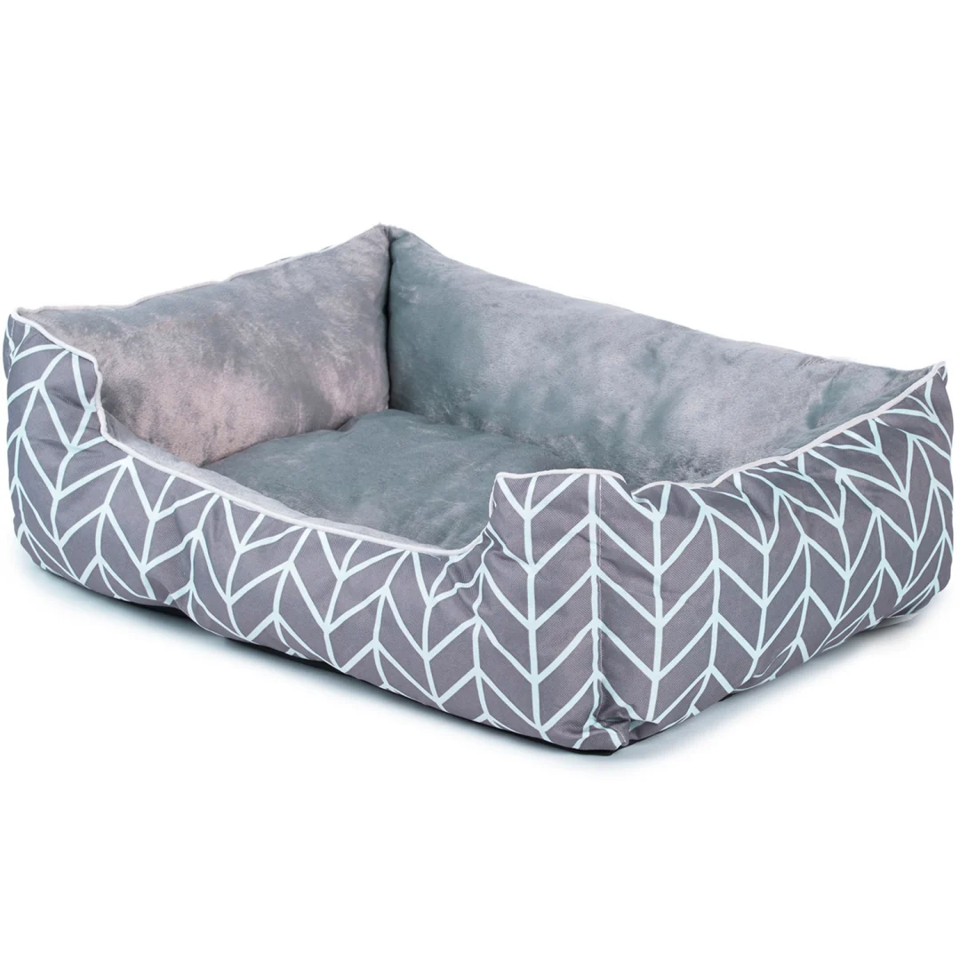 Krevet za pse i mačke 65 × 50 × 23 cm L DR-235 sivi_2