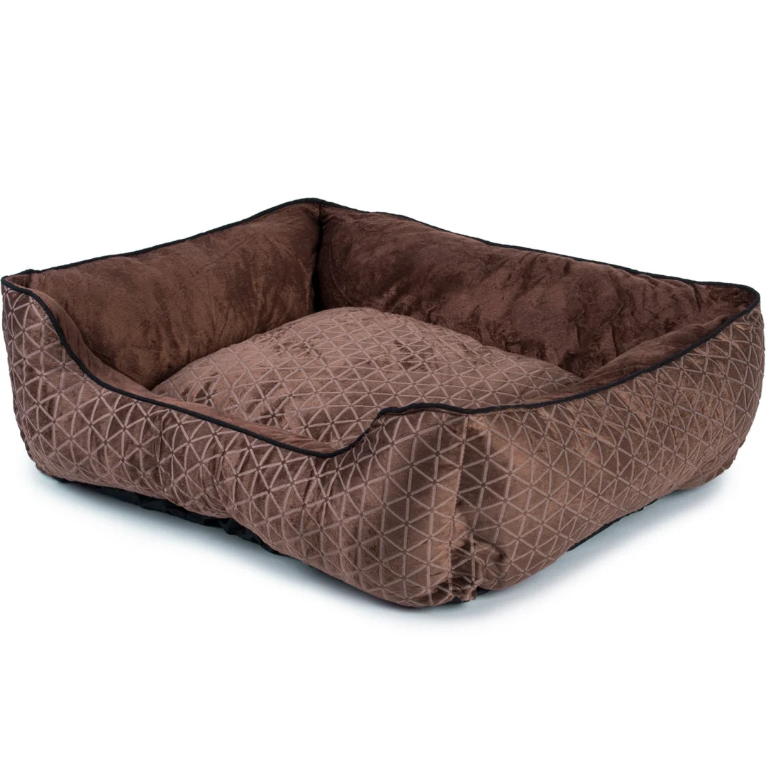 Krevet za pse i mačke 70 × 60 × 25 cm DR-238 smeđi_2
