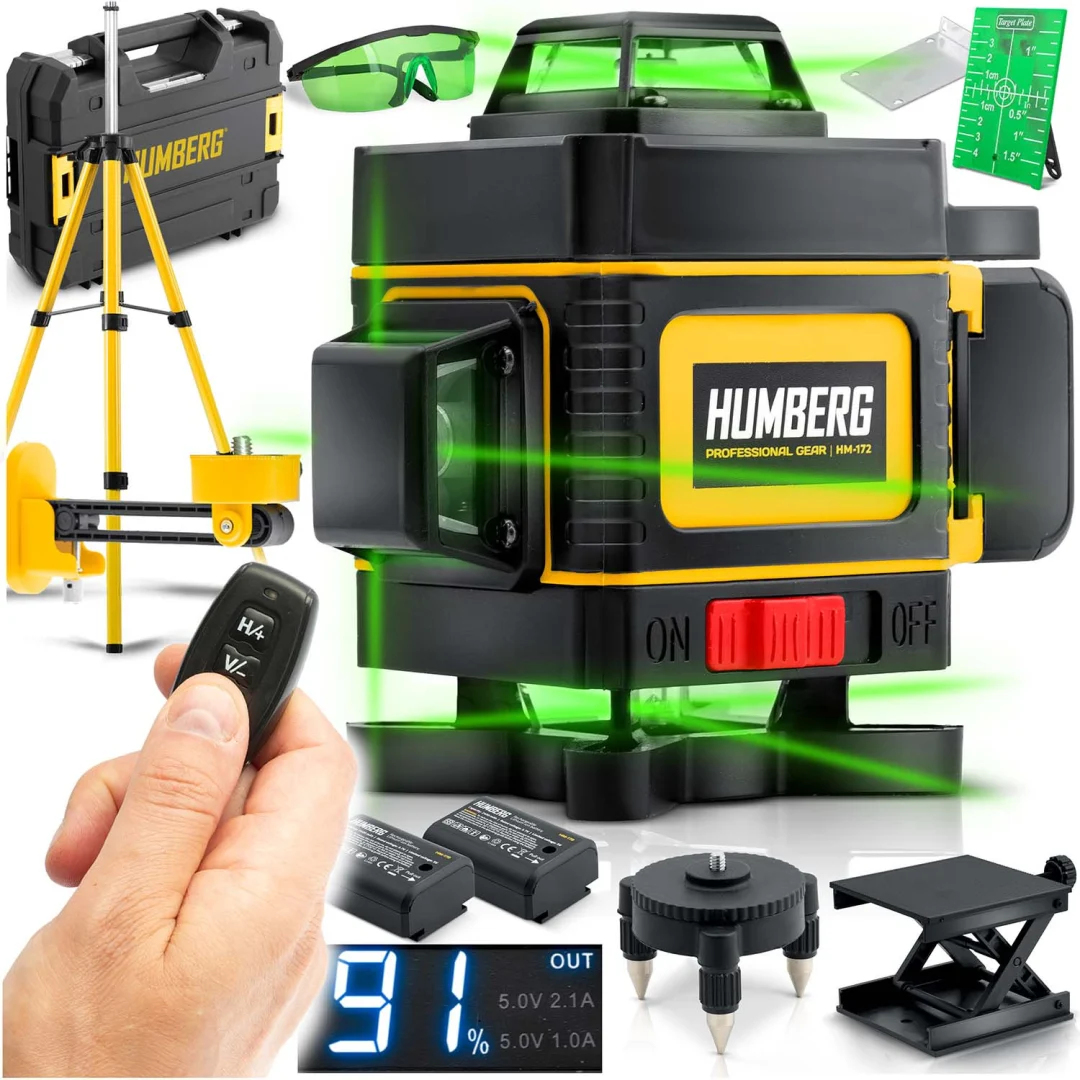 Križni laser u kutiji + stativ Humberg HM-172_1