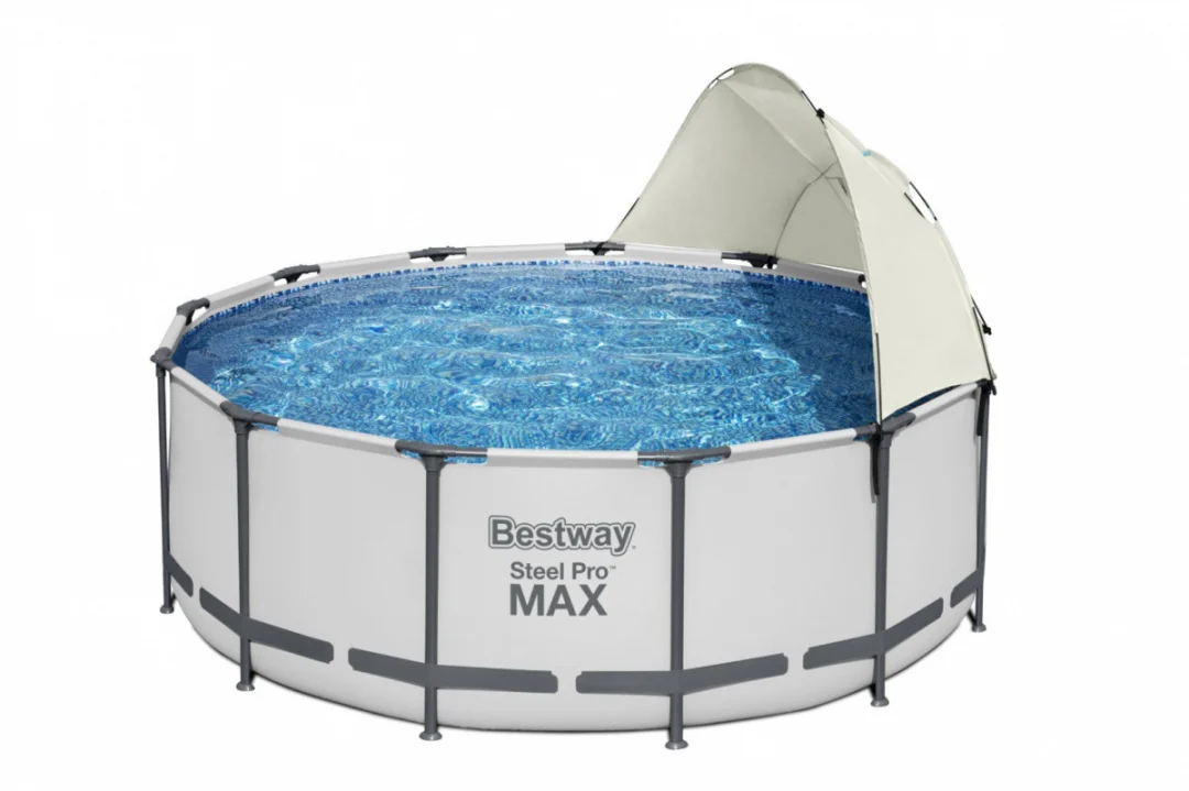 Krov za vrtne bazene 305-549 cm BESTWAY UV zaštita + prozor_2