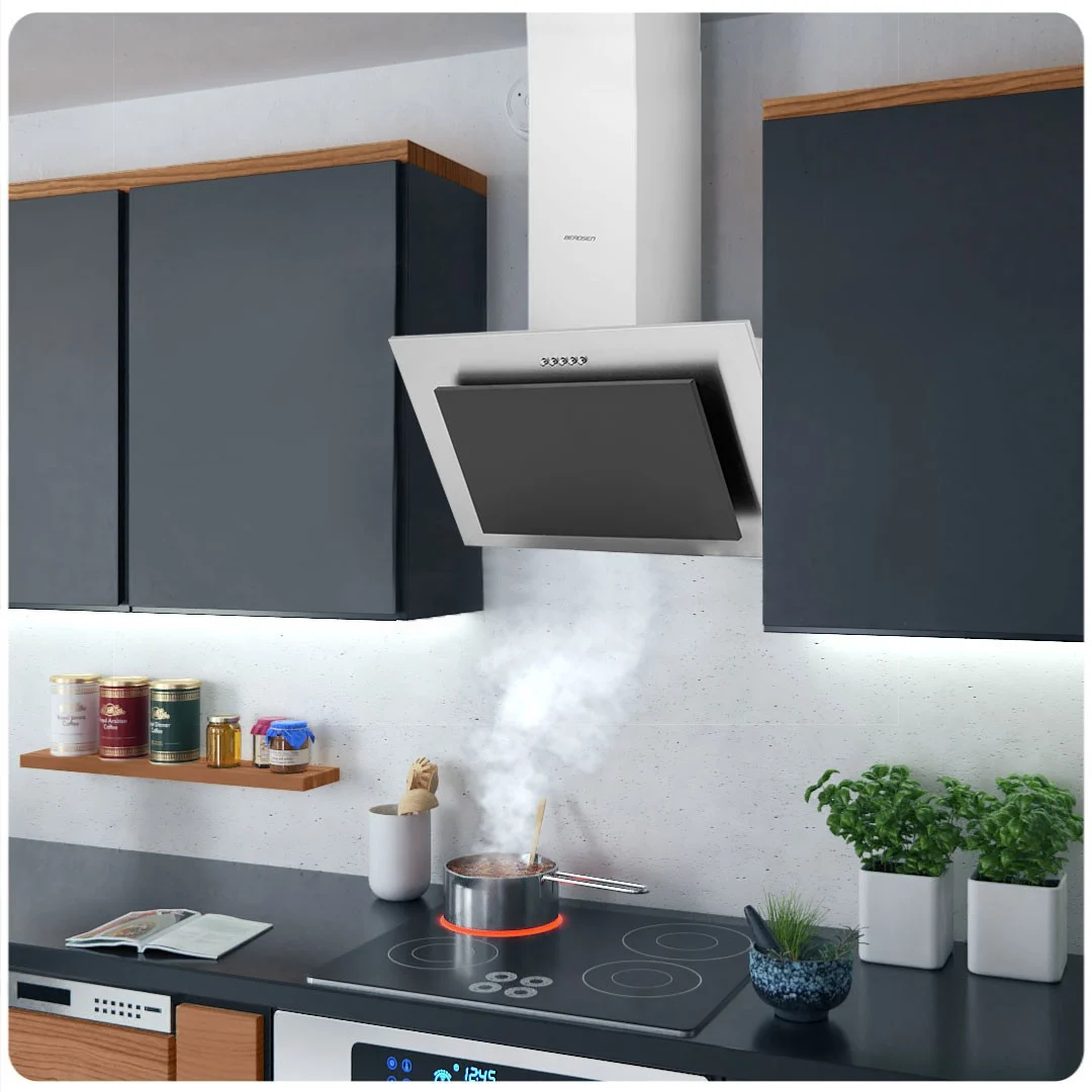 Kuhinjska napa s dimnjakom Berdsen BT-209 60 cm inox-crna_3