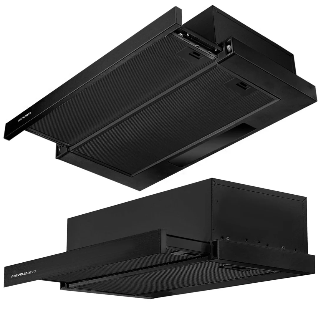 Kuhinjska napa za ispod ormarića - 60 cm Berdsen BE-60-LW crna_11
