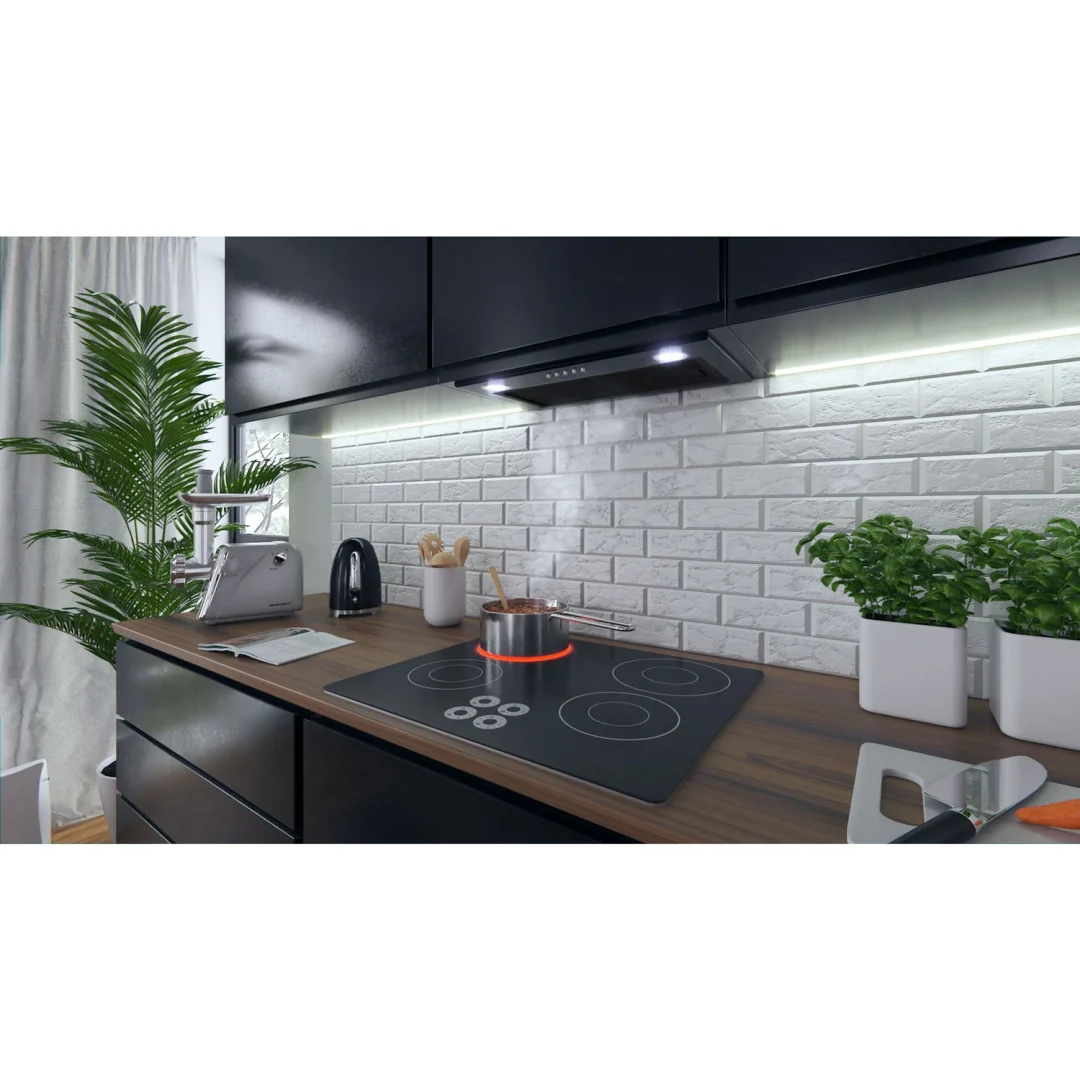 Kuhinjska napa za ispod ormarića 60 cm crna BE-50_4
