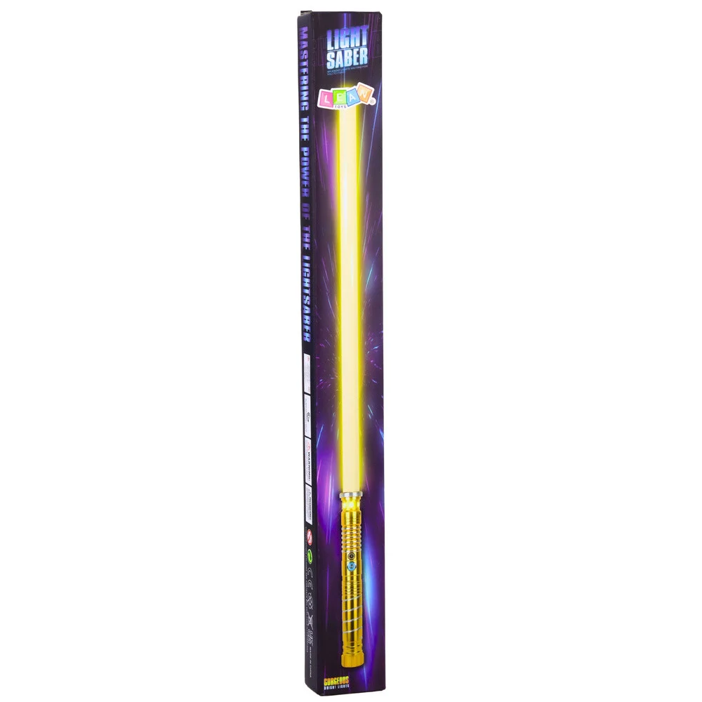 LED laserski svjetlosni mač sa zvukovima, metalna ručka, 75 cm_4