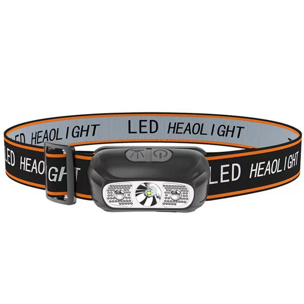 LED naglavna svjetiljka 2 načina, USB, do 5 h_3