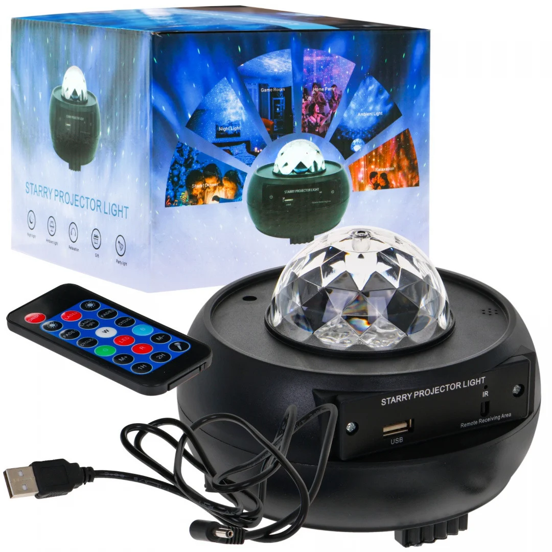 LED projektor zvjezdanog neba 3+ s Bluetoothom i noćnim svjetlom_1