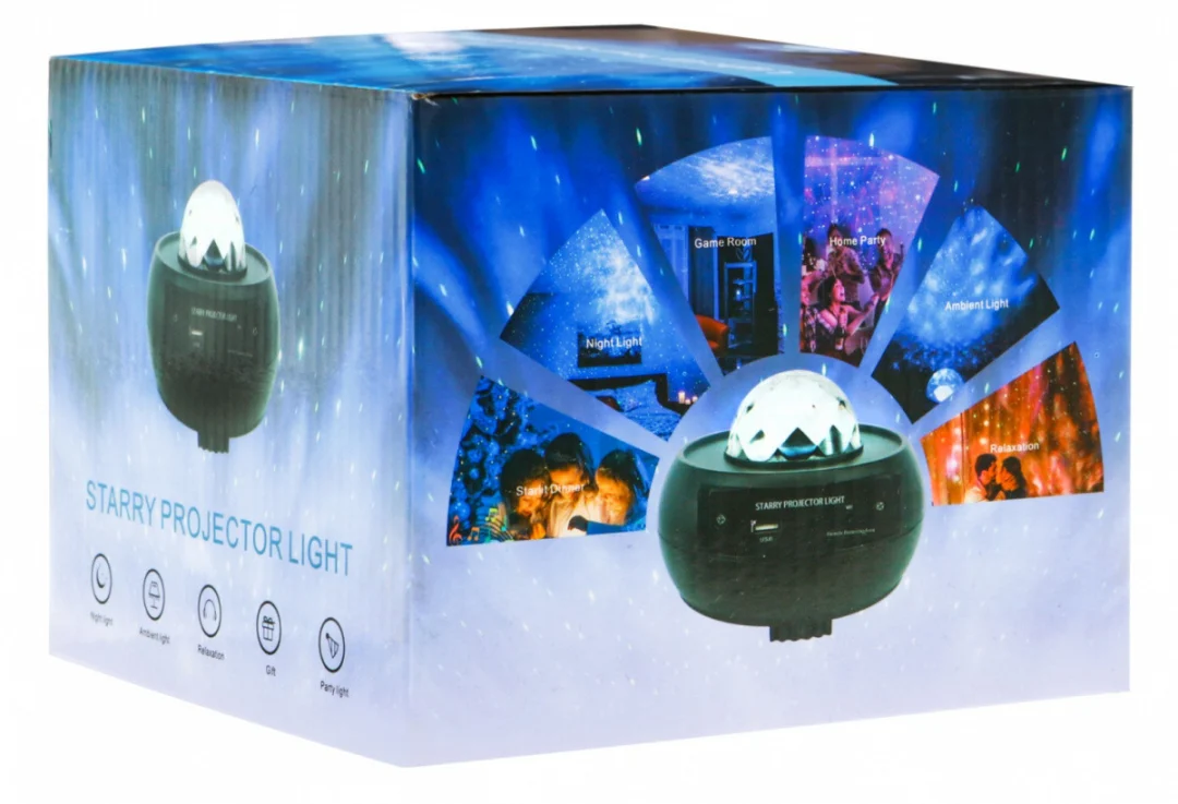 LED projektor zvjezdanog neba 3+ s Bluetoothom i noćnim svjetlom_11