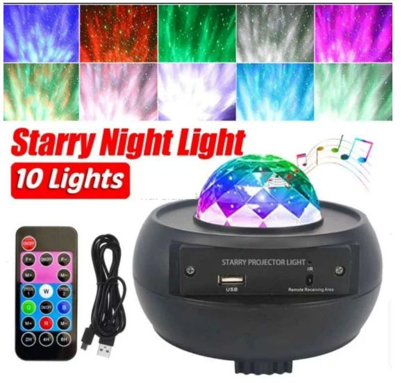 LED projektor zvjezdanog neba 3+ s Bluetoothom i noćnim svjetlom_3