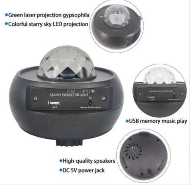 LED projektor zvjezdanog neba 3+ s Bluetoothom i noćnim svjetlom_4