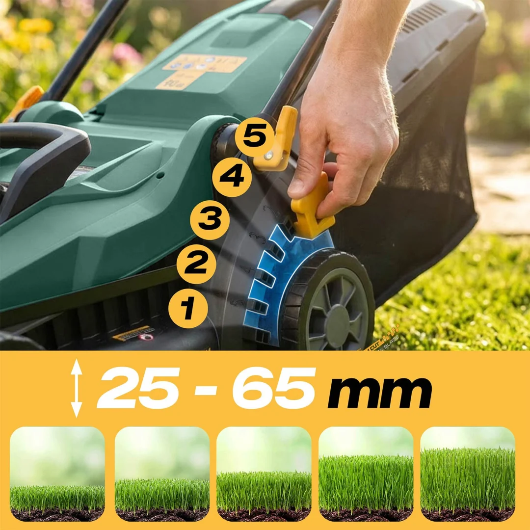 Lagana i snažna bežična kosilica 33 cm Humberg HM-611, siva, var. 561101_14