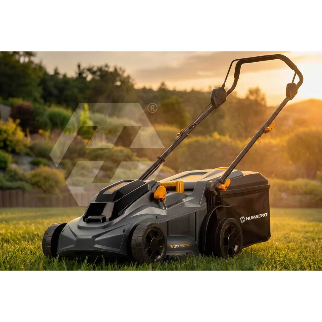 Lagana i snažna bežična kosilica za travu 1000W 37cm Humberg HM-610, siva_15