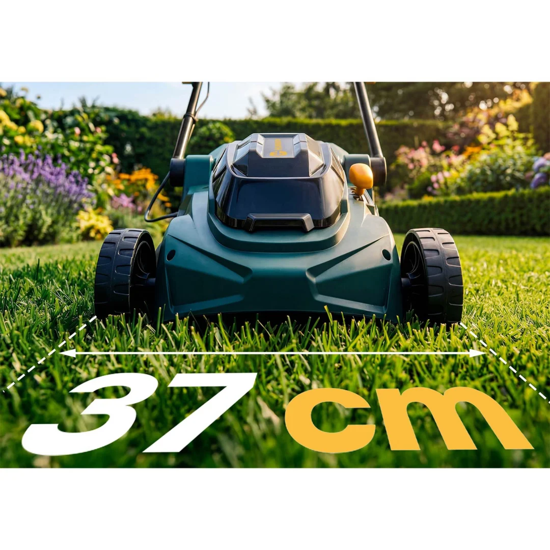 Lagana i snažna bežična kosilica za travu 1000W 37cm Humberg HM-610, zelena_12