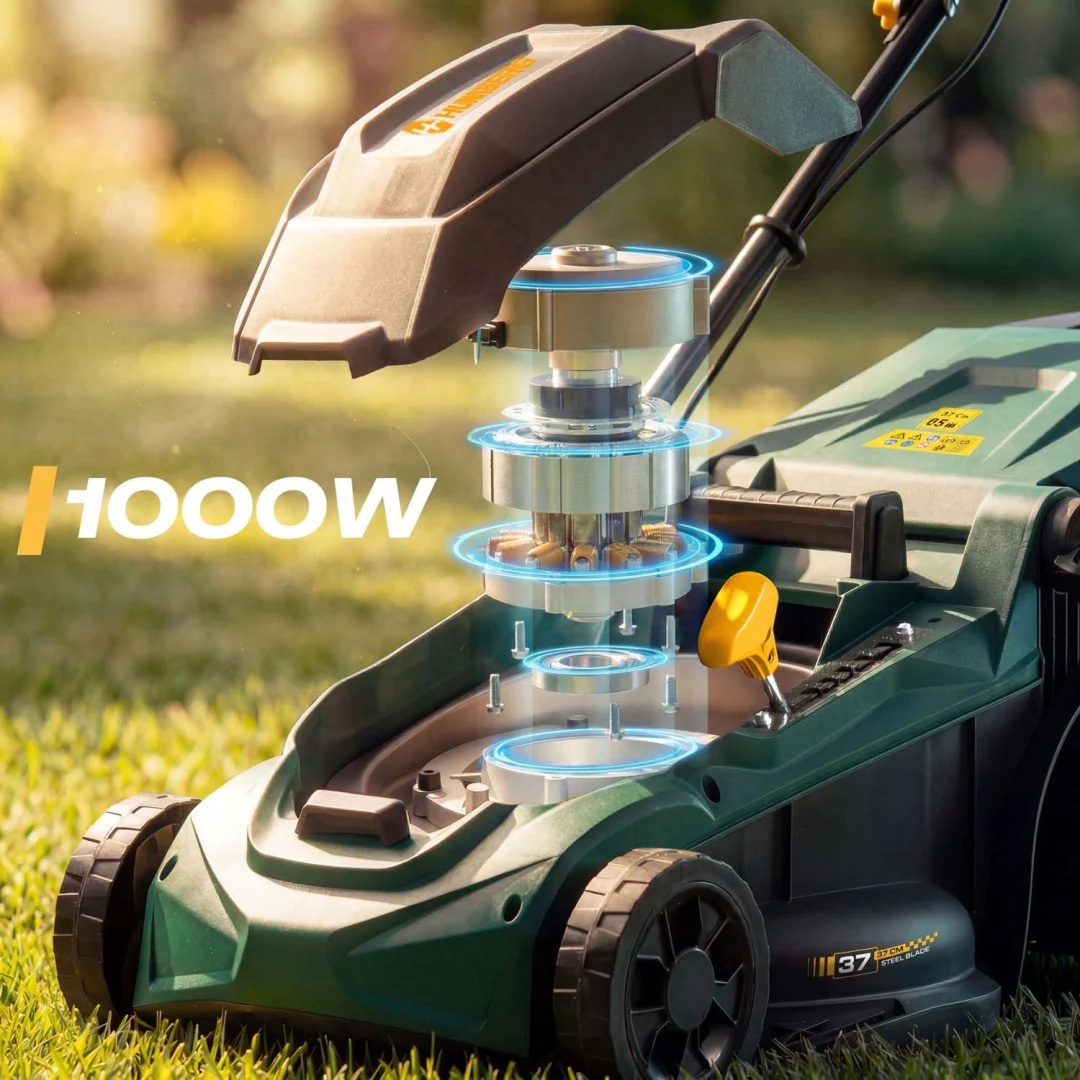 Lagana i snažna bežična kosilica za travu 1000W 37cm Humberg HM-610, zelena_16