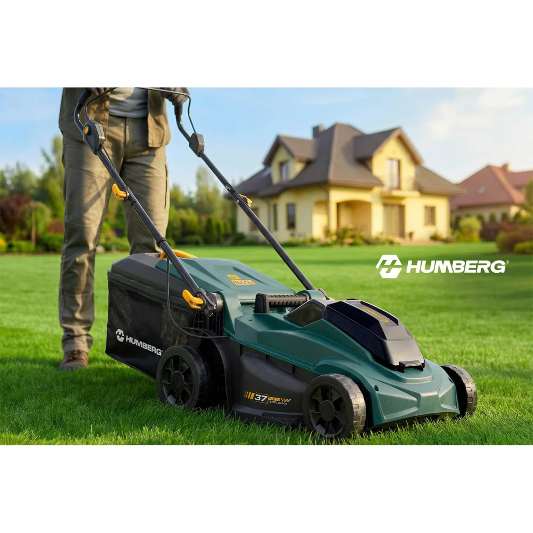 Lagana i snažna bežična kosilica za travu 1000W 37cm Humberg HM-610, zelena_6