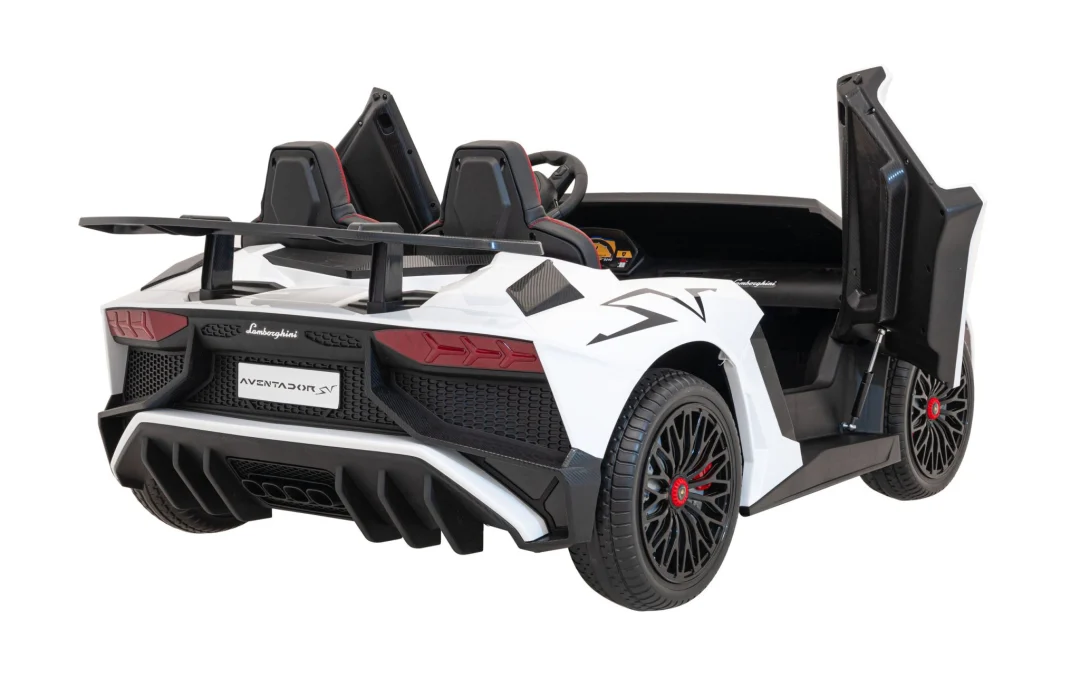 Lamborghini Aventador SV auto za 2 djece, bijeli_10