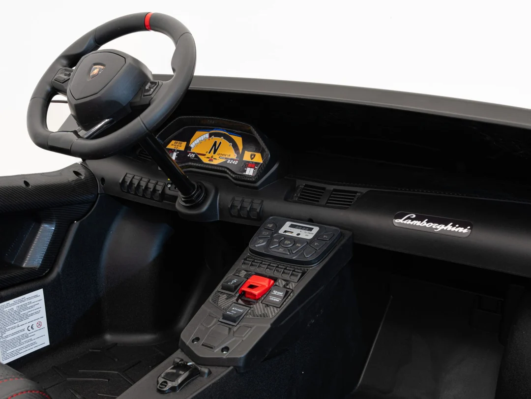 Lamborghini Aventador SV auto za 2 djece, bijeli_12