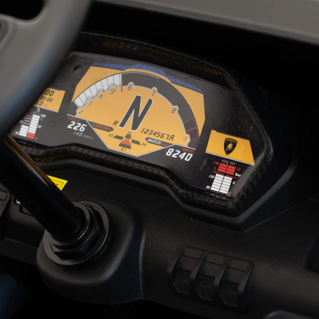 Lamborghini Aventador SV auto za 2 djece, bijeli_14