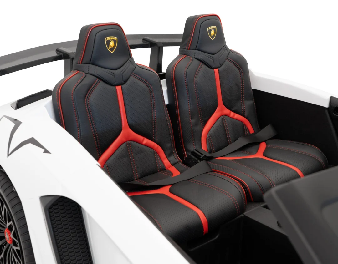 Lamborghini Aventador SV auto za 2 djece, bijeli_16