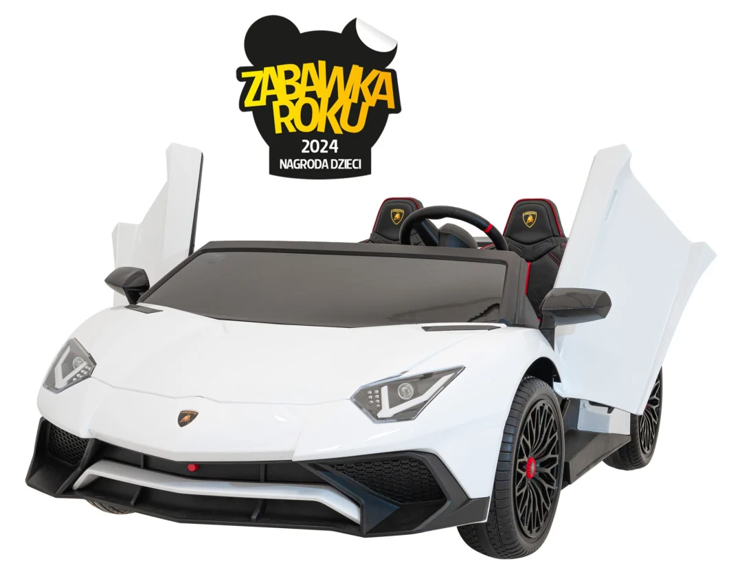 Lamborghini Aventador SV auto za 2 djece, bijeli_2