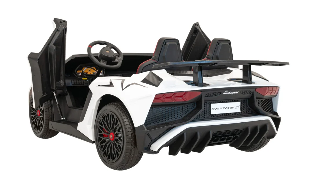 Lamborghini Aventador SV auto za 2 djece, bijeli_8