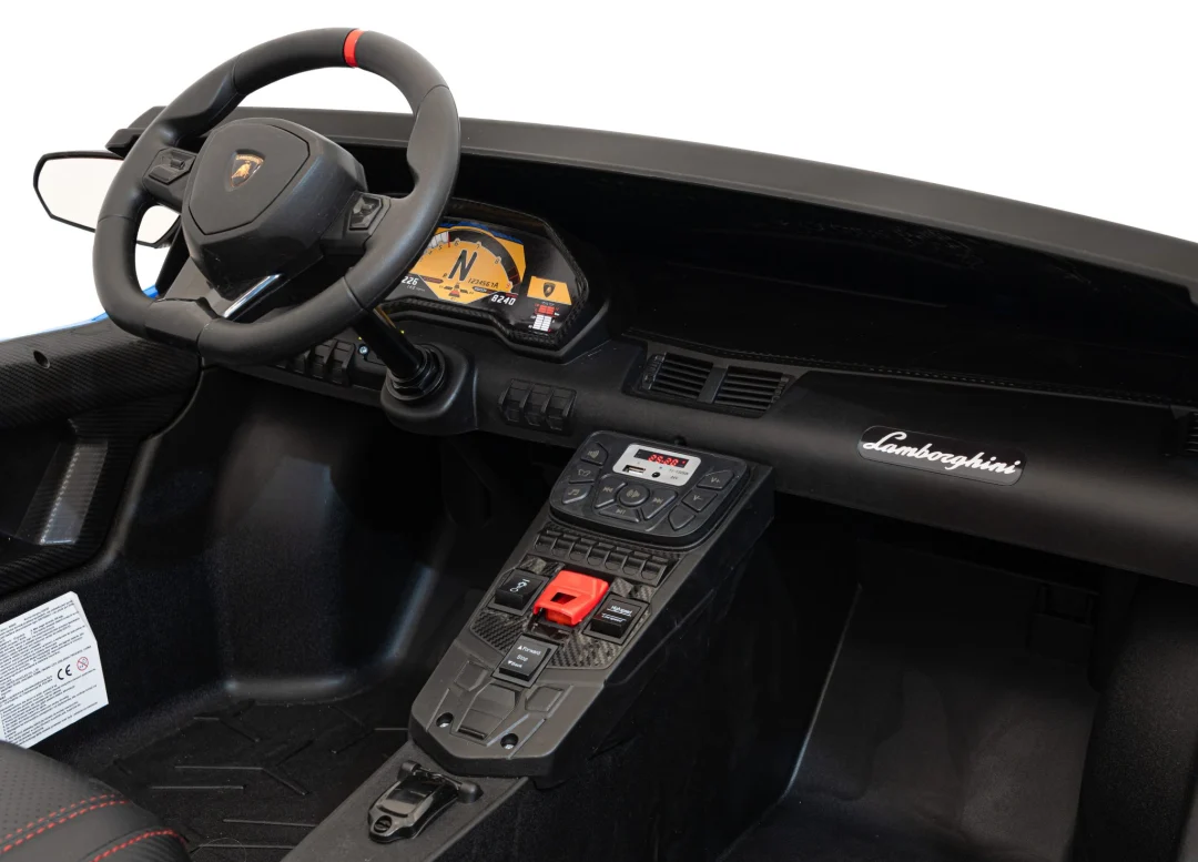Lamborghini Aventador SV auto za 2 djece, plavi auto na akumulator_11