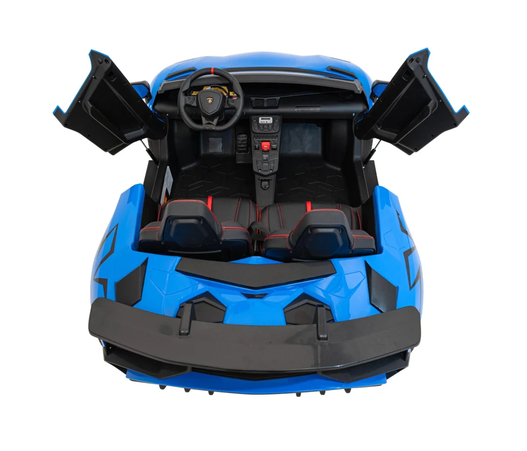 Lamborghini Aventador SV auto za 2 djece, plavi auto na akumulator_19