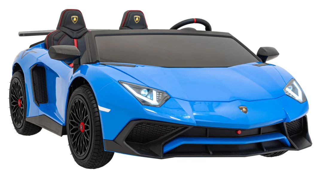 Lamborghini Aventador SV auto za 2 djece, plavi auto na akumulator_9