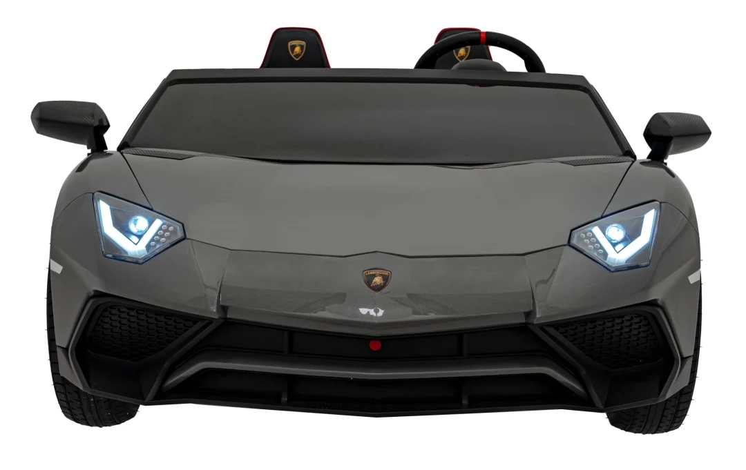 Lamborghini Aventador SV automobil na baterije za 2 djece, sivi + 2,4 GHz daljinski upravljač + EVA_11