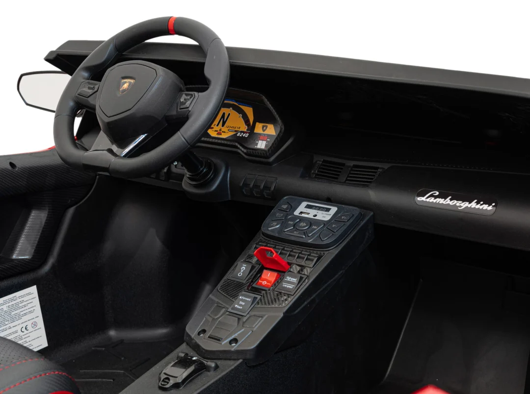 Lamborghini Aventador SV automobil na baterije za 2 djece, sivi + 2,4 GHz daljinski upravljač + EVA_22