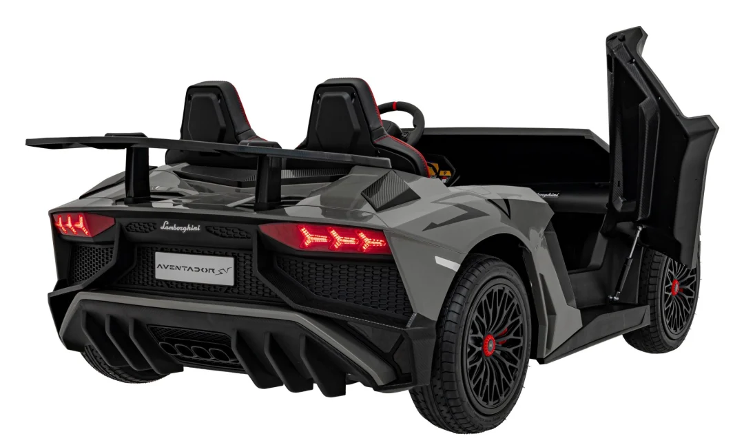 Lamborghini Aventador SV automobil na baterije za 2 djece, sivi + 2,4 GHz daljinski upravljač + EVA_5