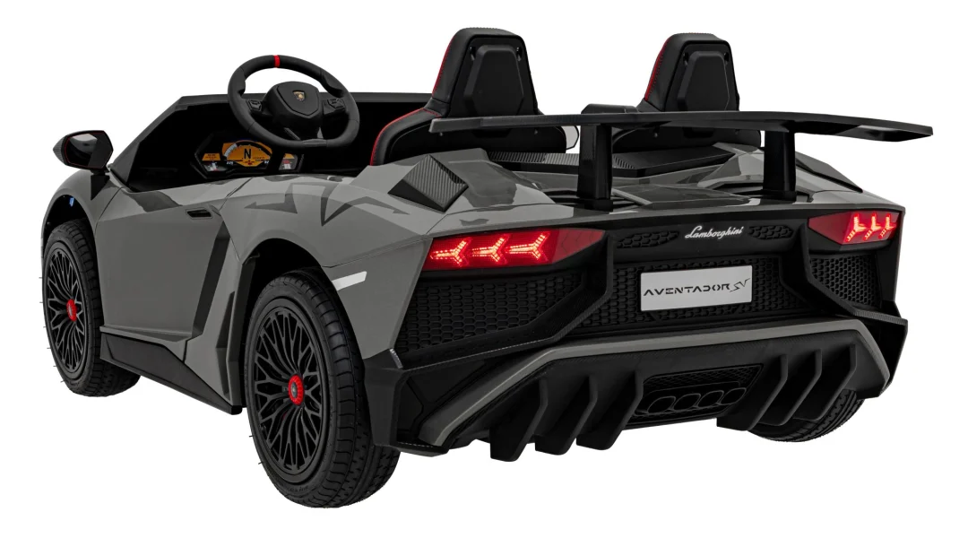 Lamborghini Aventador SV automobil na baterije za 2 djece, sivi + 2,4 GHz daljinski upravljač + EVA_7