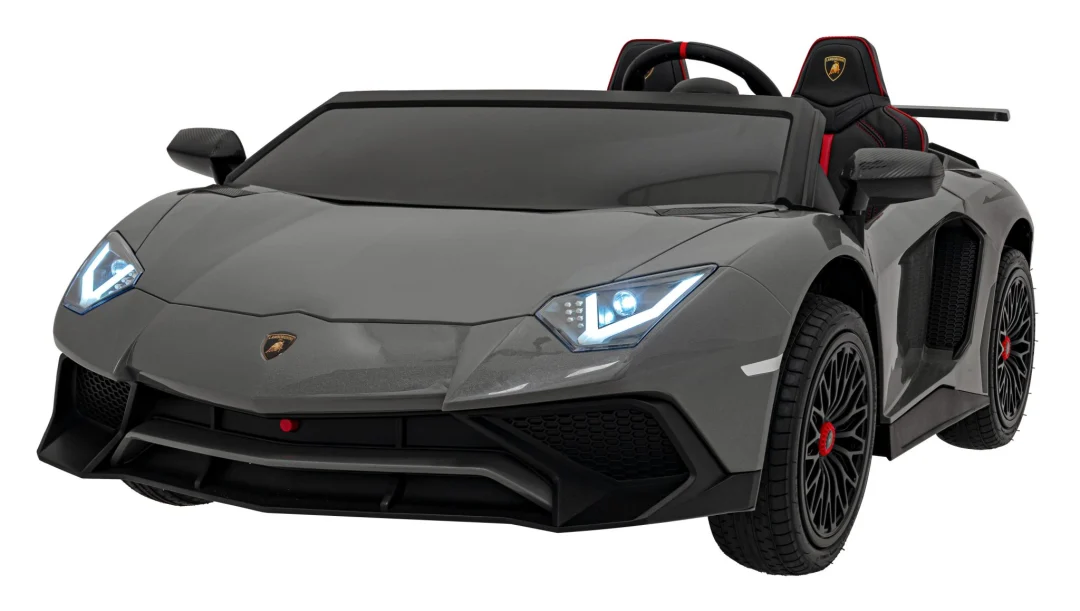 Lamborghini Aventador SV automobil na baterije za 2 djece, sivi + 2,4 GHz daljinski upravljač + EVA_9
