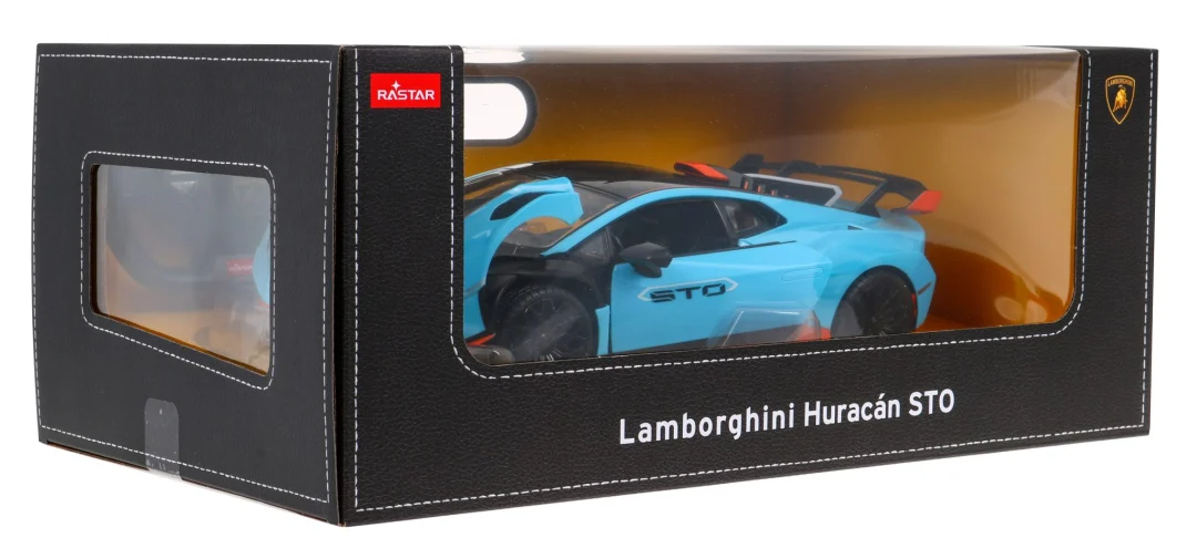 Lamborghini Huracan STO RASTAR model 1:14 Automobil na daljinsko upravljanje + daljinski, plava_12