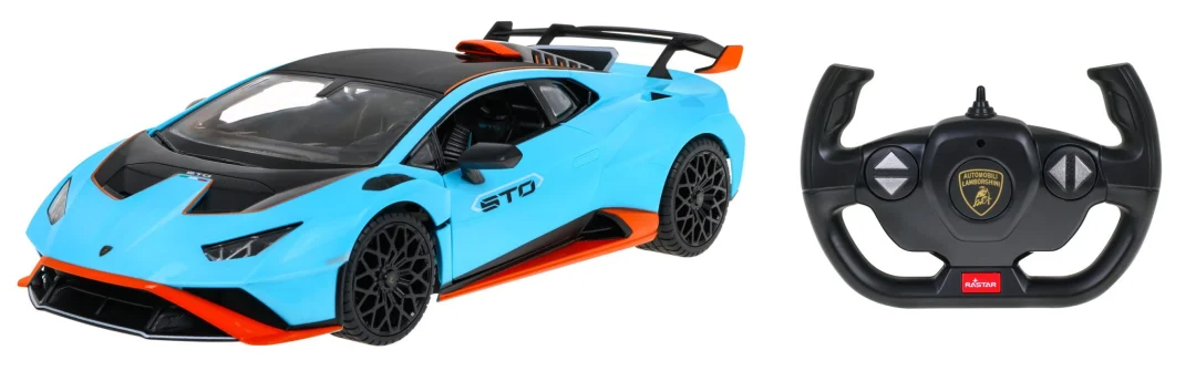Lamborghini Huracan STO RASTAR model 1:14 Automobil na daljinsko upravljanje + daljinski, plava_2