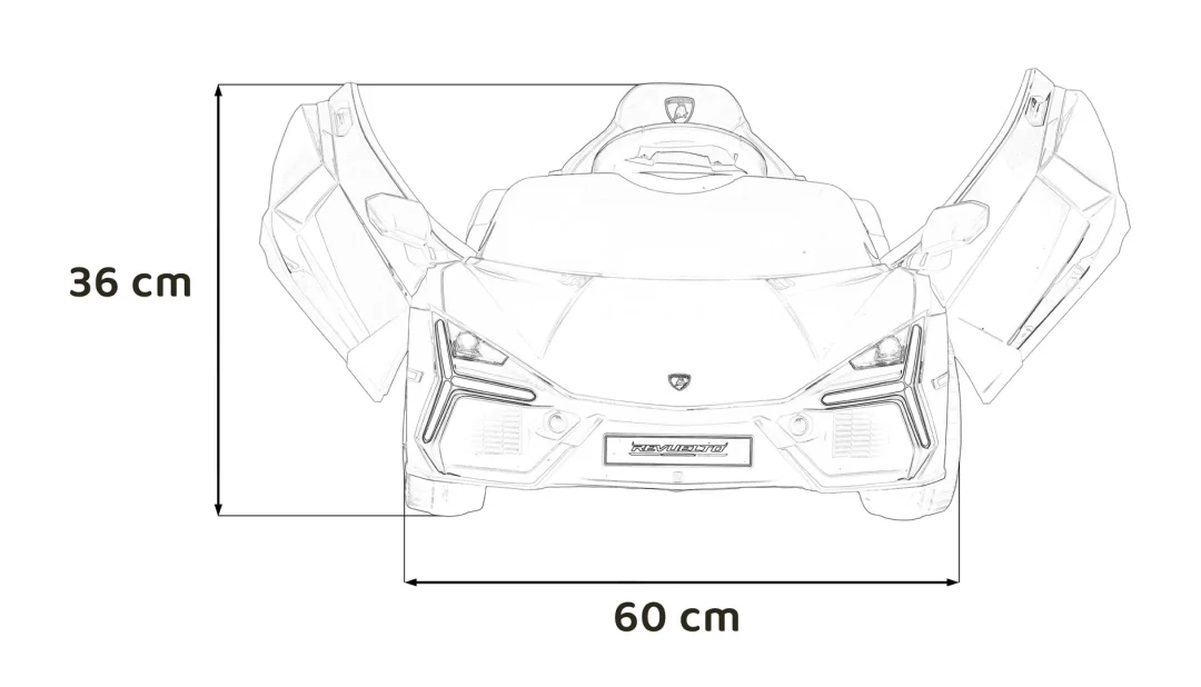 Lamborghini Revuelto na akumulator, crni_2
