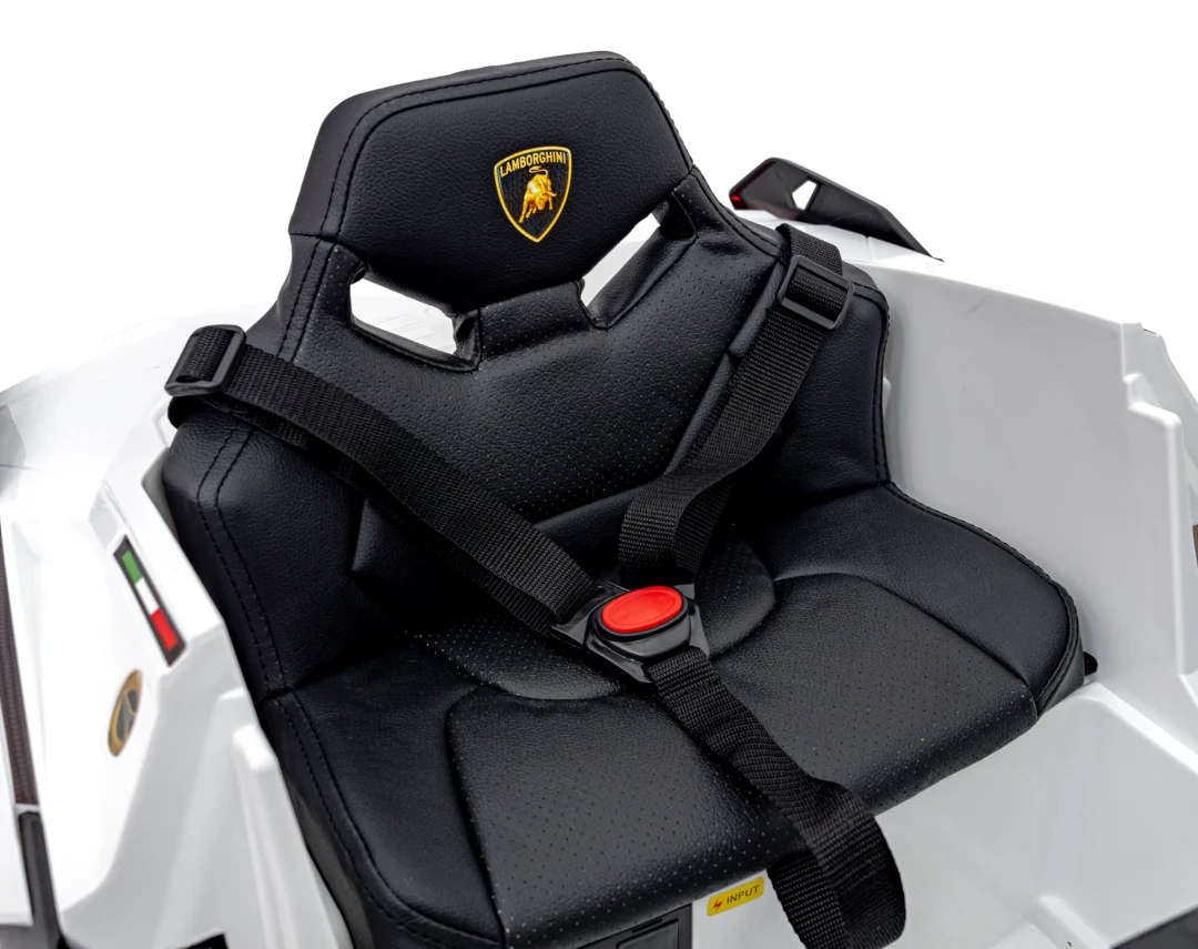 Lamborghini SIAN dječja autosjedalica na baterije bijela + daljinski upravljač + EVA + spori start_22