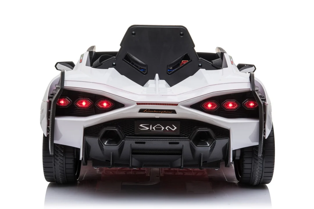 Lamborghini SIAN dječja autosjedalica na baterije bijela + daljinski upravljač + EVA + spori start_5