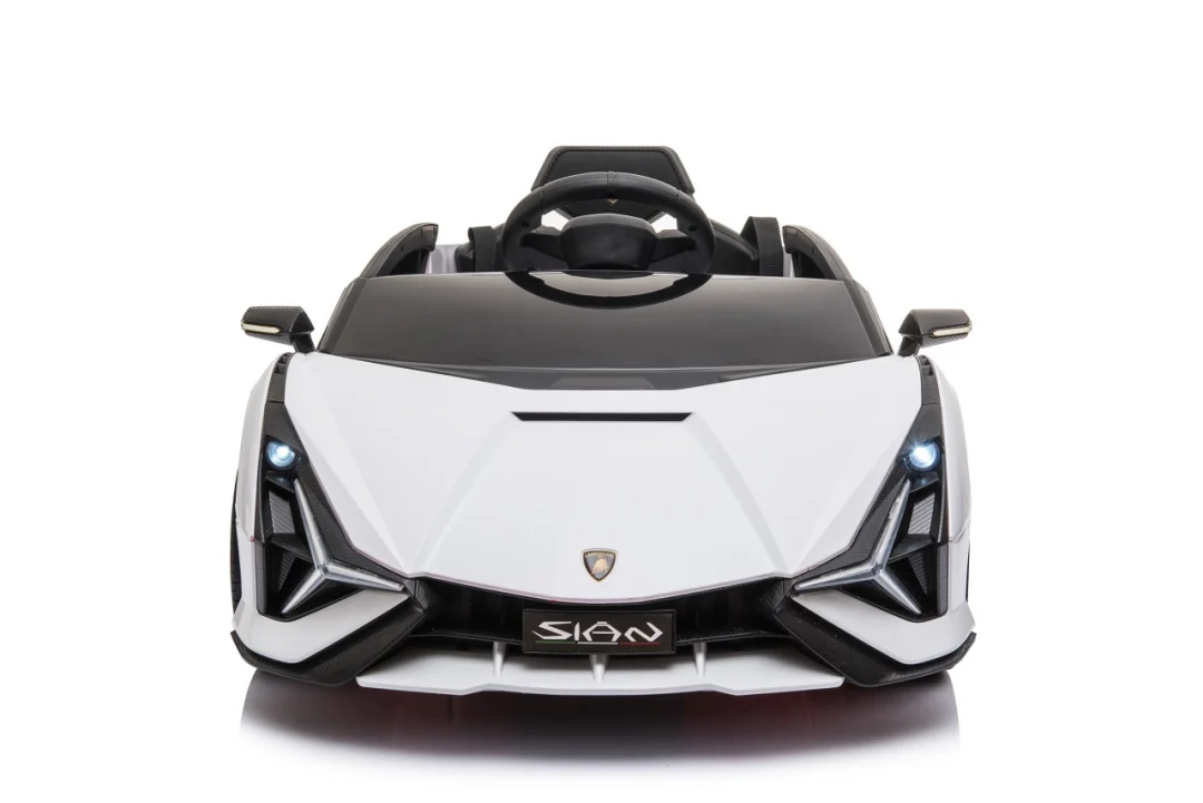 Lamborghini SIAN dječja autosjedalica na baterije bijela + daljinski upravljač + EVA + spori start_9